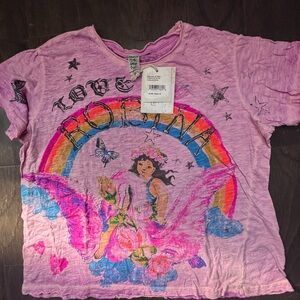 Magnolia Pearl Pink Graphic Tee Pristine condition Nvr worn, wtags